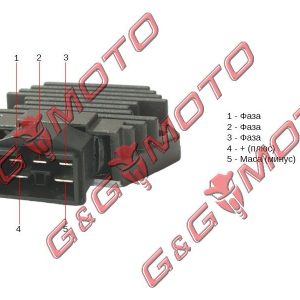 РЕЛЕ ЗАРЕЖДАНЕ APRILIA RXV 450-550 HONDA CBF600N CBR600F SHADOW 750 VARADERO 1000 VFR750F MALAGUTI MADISON 400 PEUGEOT SV250 PIAGGIO X9 РАВНО НА КОД RMS 246030102 5 ПИНА