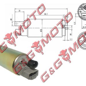БЕНЗИНОВА ПОМПА PIAGGIO 500 SUZUKI BURGMAN 250-450 РАВНА НА КОД RMS 121660030