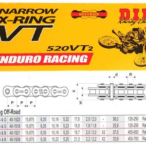 ВЕРИГА DID 520 VT2 G&B-116L
