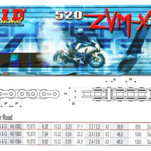 ВЕРИГА DID 520 ZVMX G&G - 112L