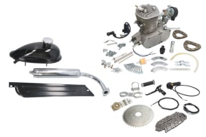 ДВИГАТЕЛ ЗА ВЕЛОСИПЕД 80 КУБИКА 2T