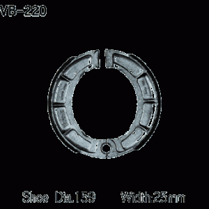 НАКЛАДКИ VB 220 Ф 159Х25ММ FERODO FSB766 EBC 528 511 NHC MBS2213