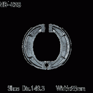НАКЛАДКИ VB 228 Ф 149.3Х25ММ EBC 510 FERODO FSB734