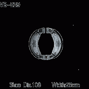 НАКЛАДКИ VB 229 Ф 109Х25ММ EBC 518 503 887 FERODO FSB731 NHC MBS2206