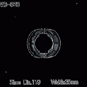 НАКЛАДКИ VB 328 Ф 119Х25ММ EBC 991 624 FERODO FSB777 NHC MBS3321