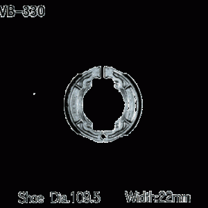 НАКЛАДКИ VB 330 Ф 109.5Х22ММ EBC 530 FERODO FSB883 NHC MBS3317