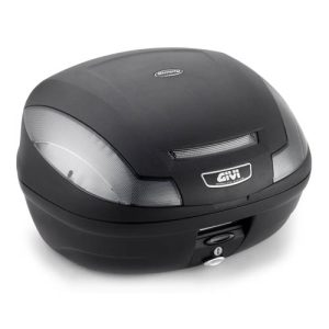 КУФАР GIVI 47 ЛИТРА Е470NT SIMPLY III MONOLOCK БЯЛ РЕФЛЕКТОР