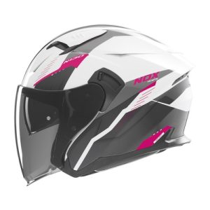 КАСКА скутер Nox N130 Myst pink/white