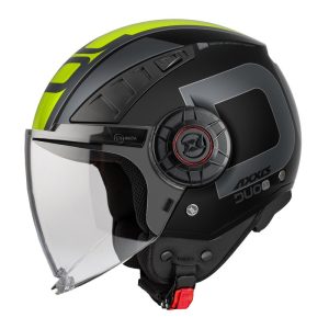 КАСКА скутер AXXIS Metro S Duo B13 yellow matt